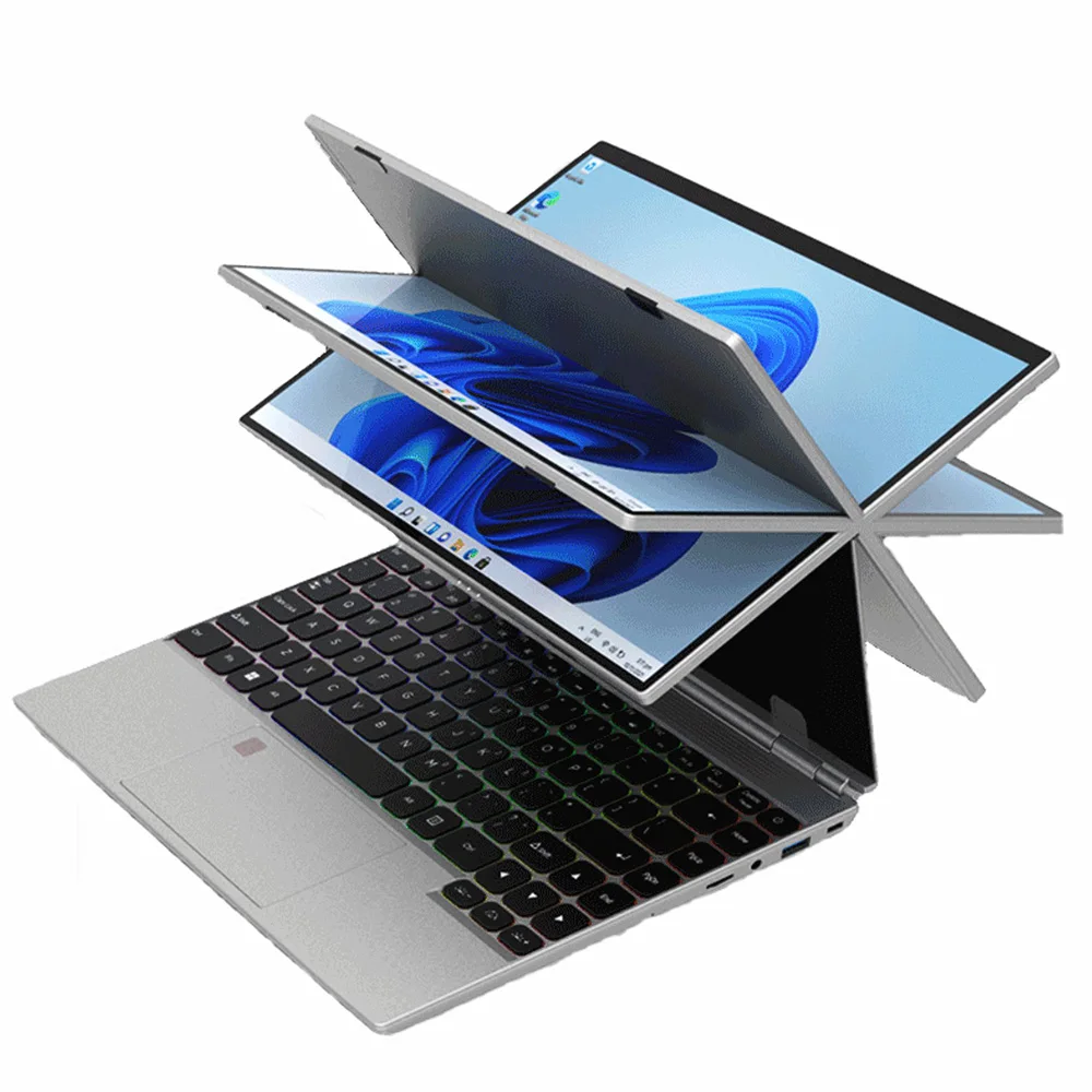 2023 New style 14.1 inch Intel N5105 Quad Core Touch screen ultrabook Aluminum laptops for Home & Student 2 in 1 notebook PC