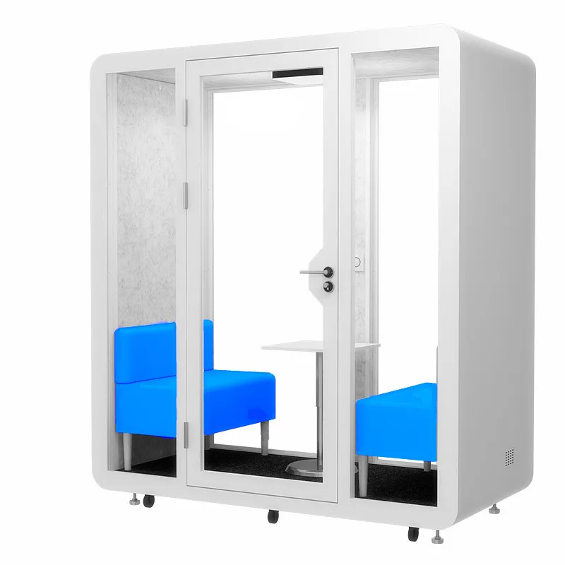 Soundproof Room Mobile Office Negotiation Room Silent Cabin Recording Studio Detachable Telephone Booth