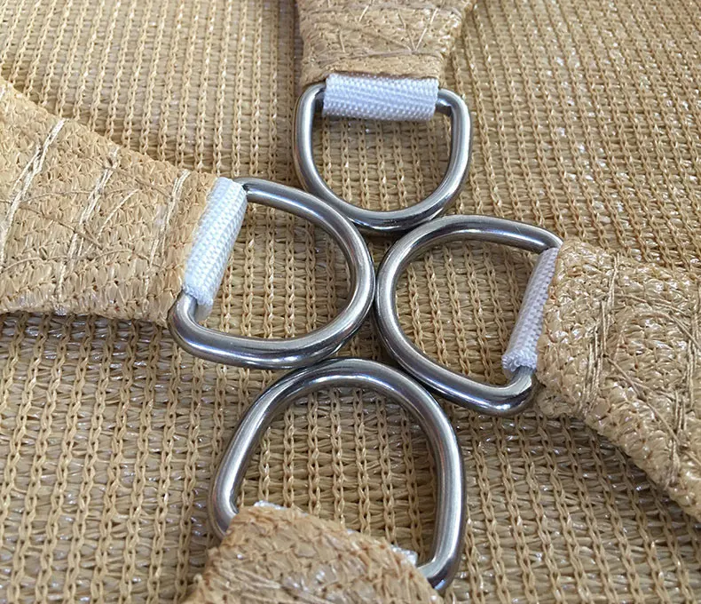 Outdoor Waterproof Summer Solid Color Triangle Rectangle Square Shape Sun Shade Sails