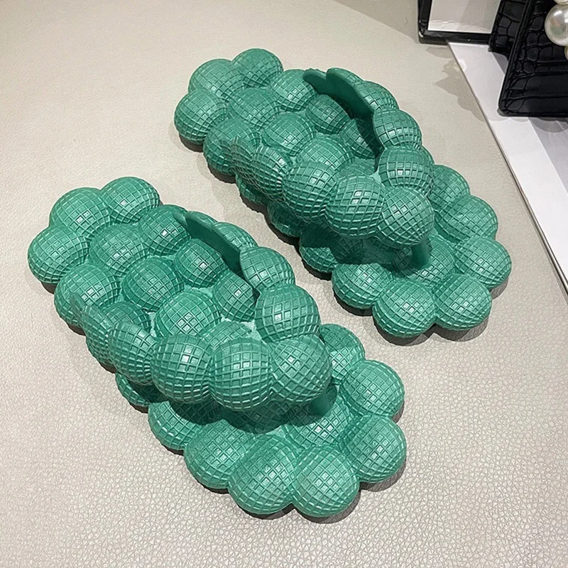 Outdoor Ladies Girls Casual Shoes EVA Bubble Flip-Flops Slides Flat Sandals Slippers Beach Style Sandal