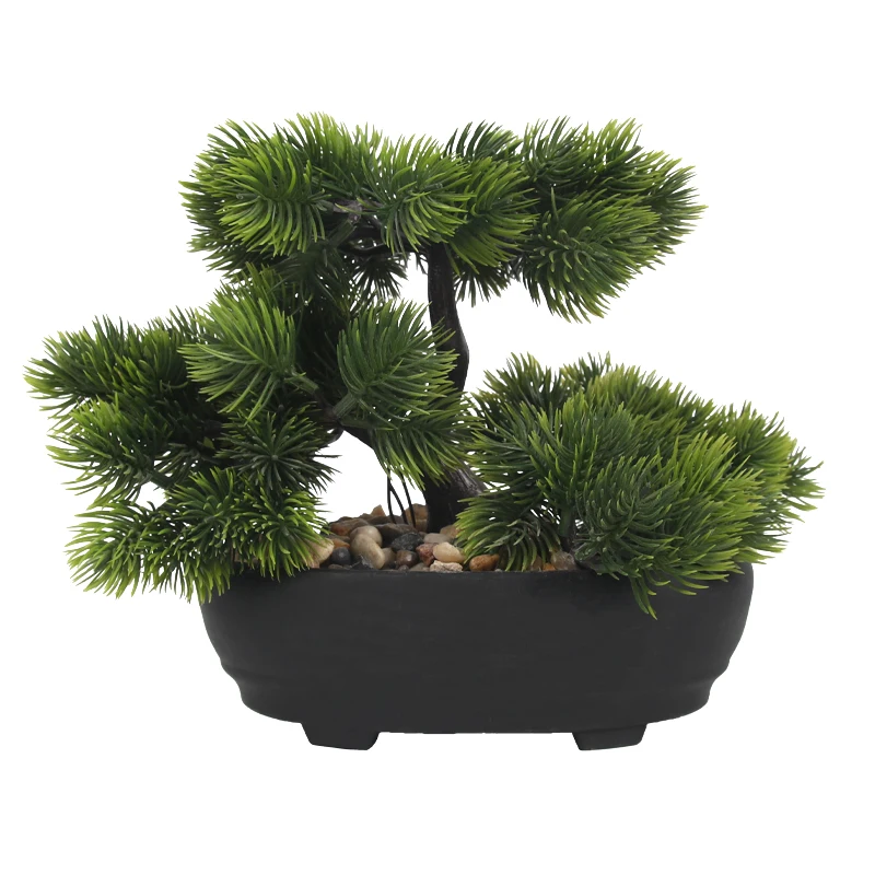 JSS220517-2 из мультфильма «Холодное сердце» маленький сосна растений японский искусственные деревья бонсай