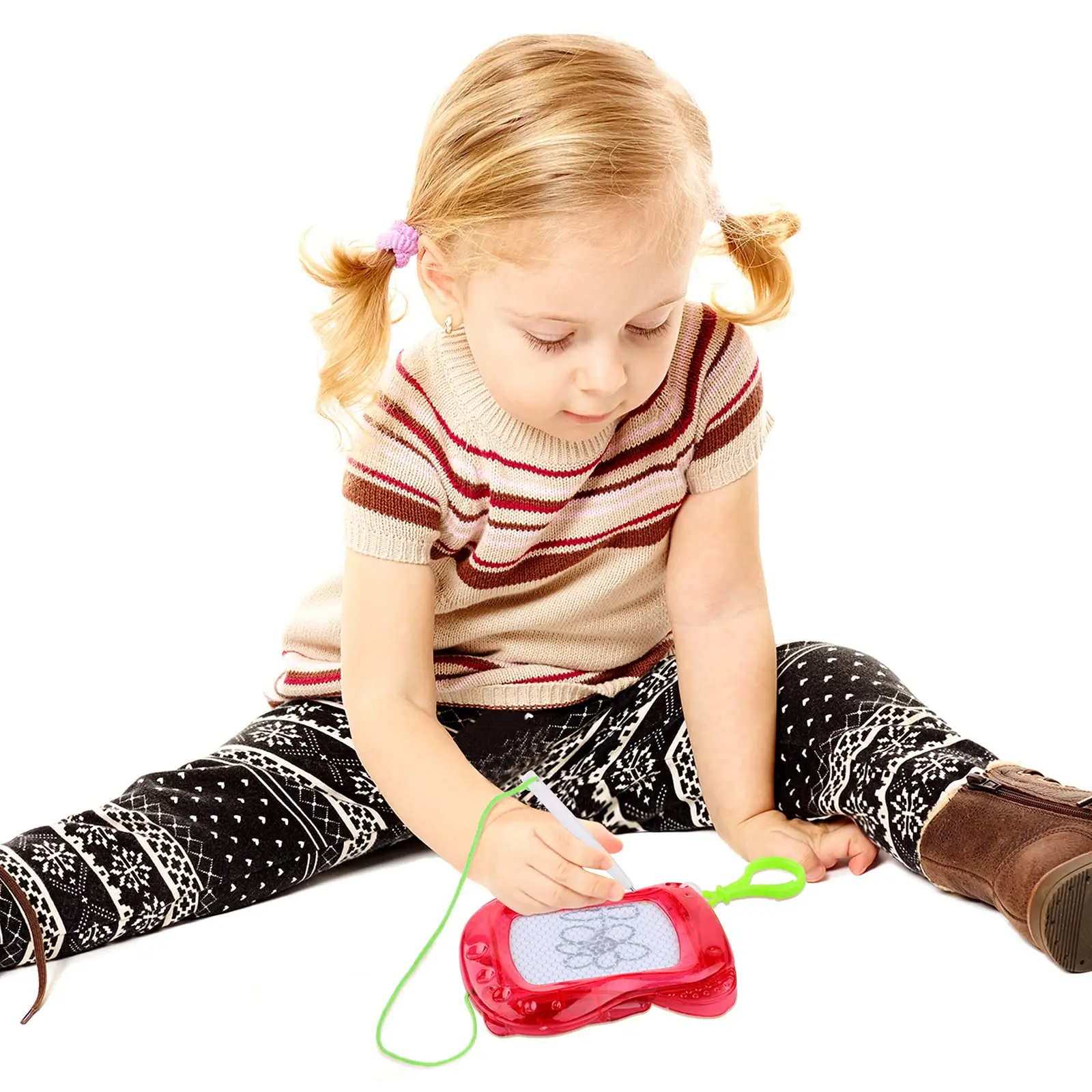 NISEVEN Wholesale 50pcs/Set 3 Colors Drawing Painting Sketch Pad Doodle Board Set with Pen Keychain Mini Magnetic Drawing Board