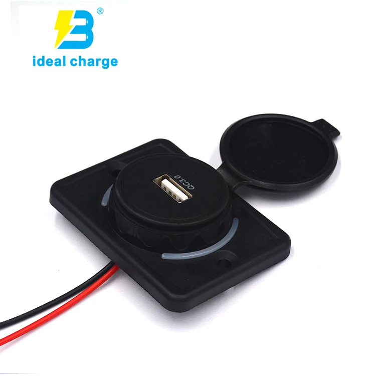  Ideal-зарядка установки RV автобус городской USB qc3.0 розетки в машину с usb туманный распылитель Заподлицо Гнездо 1 взаимный обмен данными между компьютером и периферийными устройствами