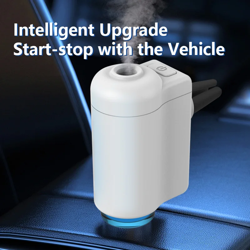 New Arrival Mini Portable Car Perfume Air Freshener Nano Atomization Smart Scent Car Vent Aroma Diffuser