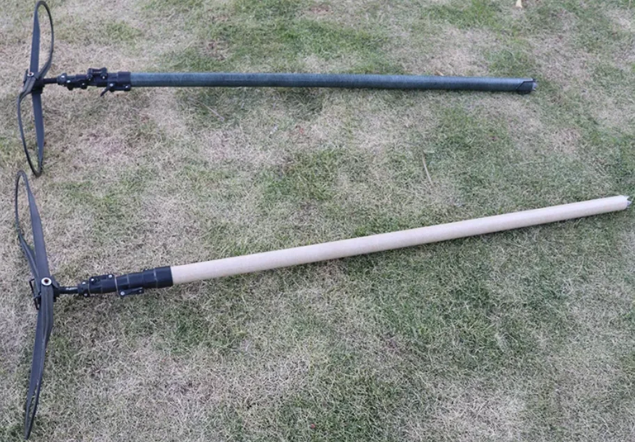 Telescopic pole camouflage net support pole fiberglass material pole