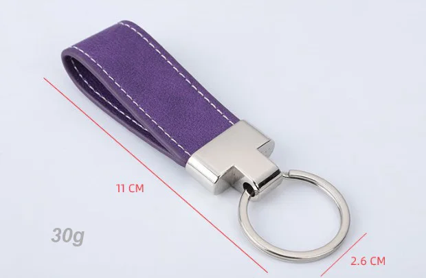 Personalized Car key tags gift Cheap PU leather keychain for advertising