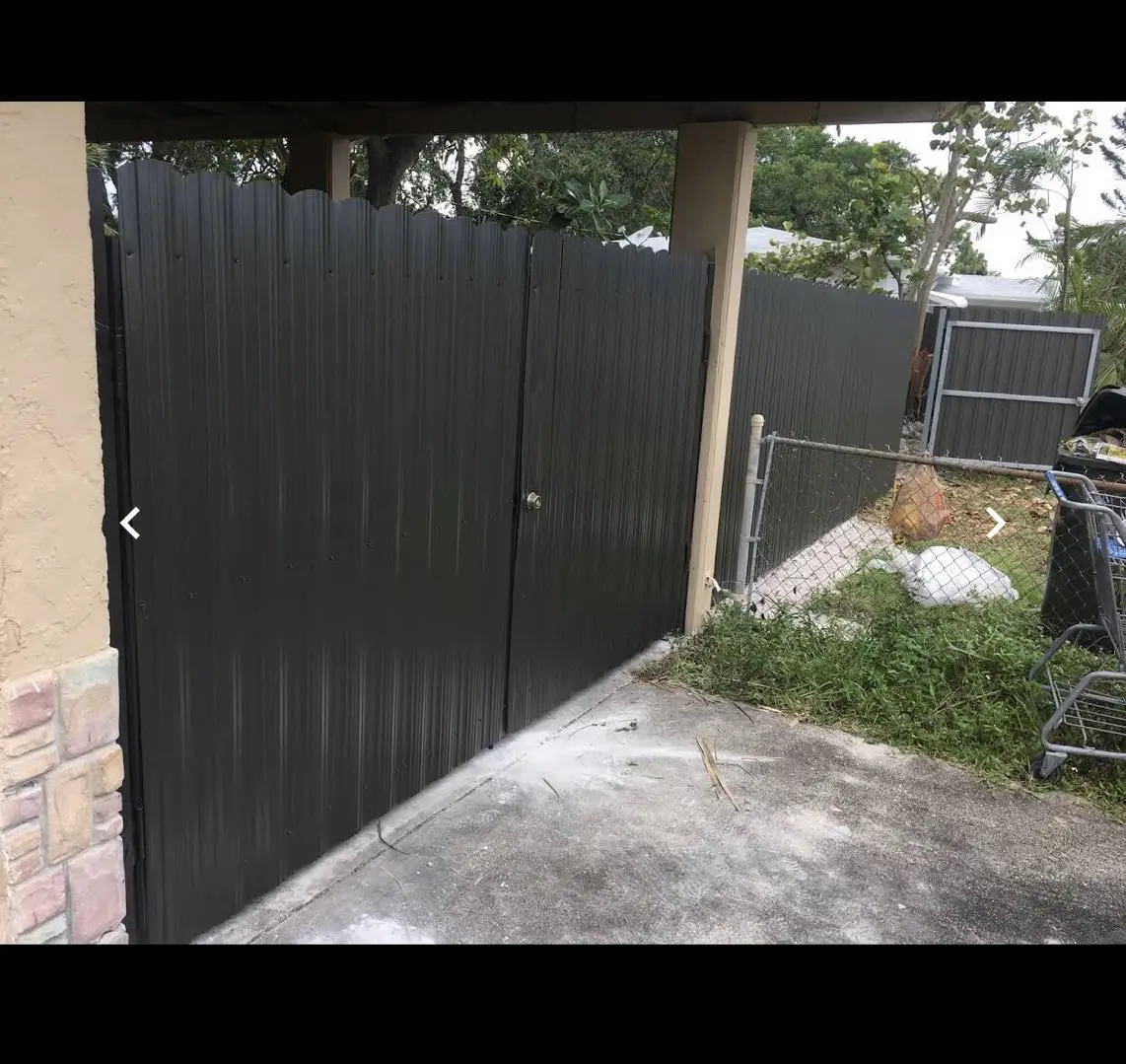 palisade fence panel roll forming machine  PPGI & GI Materials fence making machine