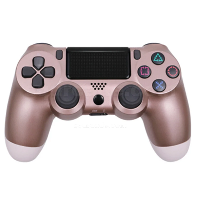 With Logo gamepad ps 4 game controller for ps 4 wireless remote control joystick 62 colors pc dual motor vibration controller