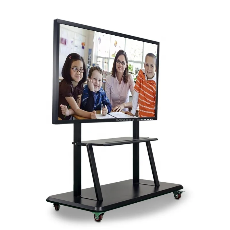 Factory Direct Sale Multi Touch Conference Mobile Stand Digital Interactive Whiteboard Smart Board For Teaching