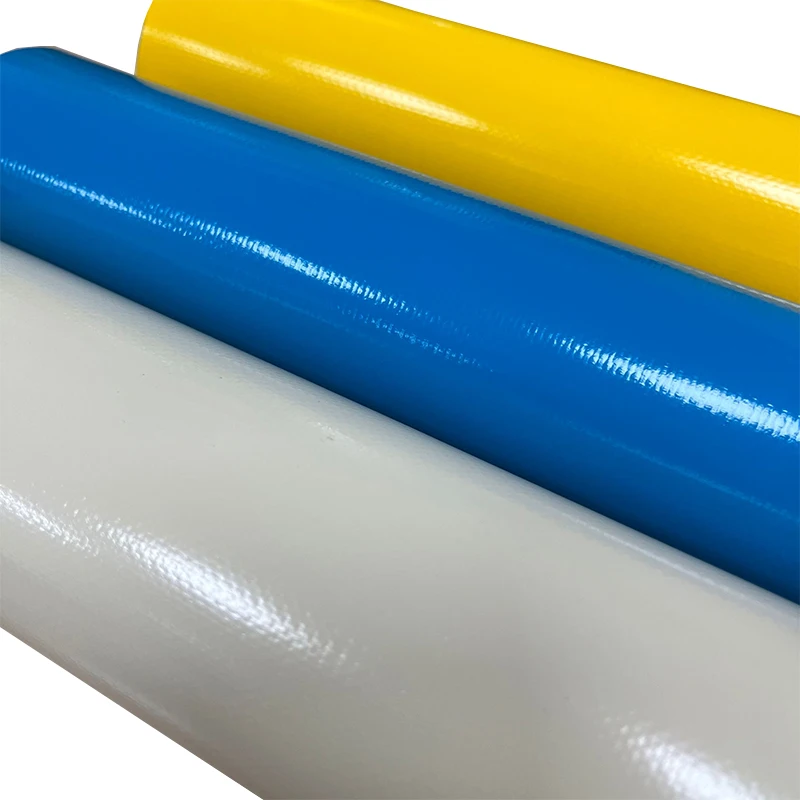 1100gsm PVC Tarpaulins Tensile Fabric Low Surface Friction Membrane Tensile Structure Material With UV Resistance