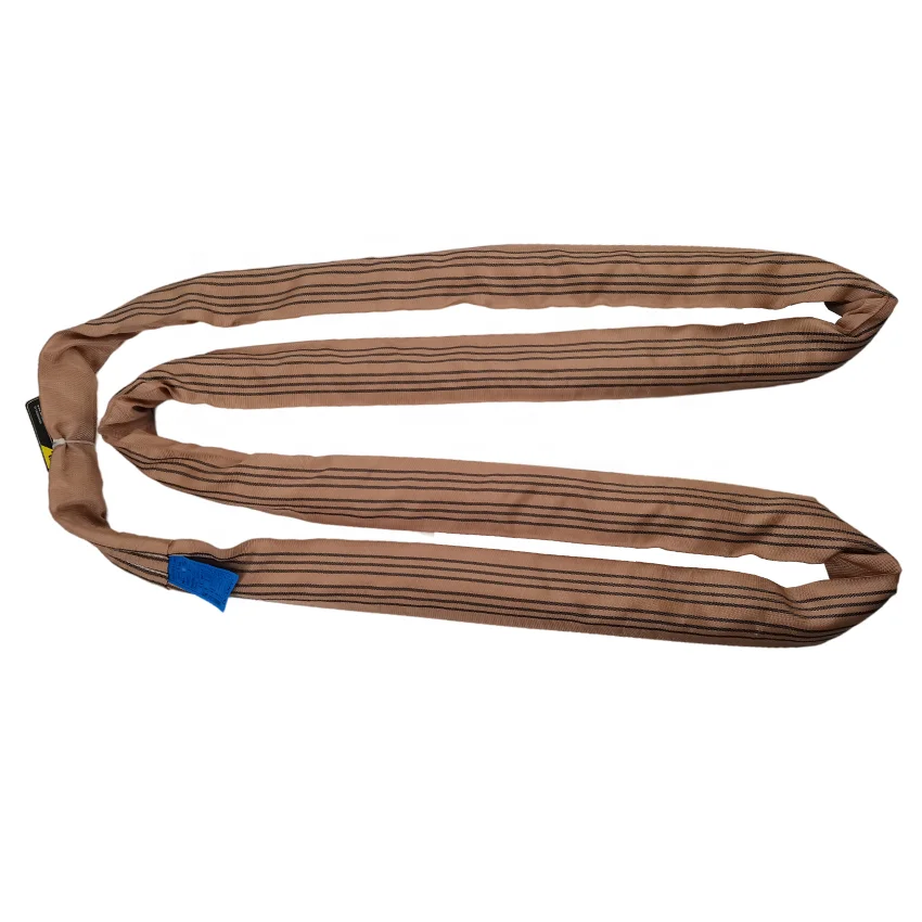 
heavy duty soft polyester 25ton 30 ton 50 ton endless rounds webbing sling parts round lifting textile sling/webbin 