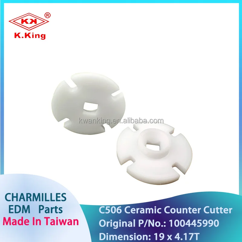 EDM Parts C506 Ceramic Counter Cutter for CHARMILLES Wire Cut Machine 100445990 Made In Taiwan