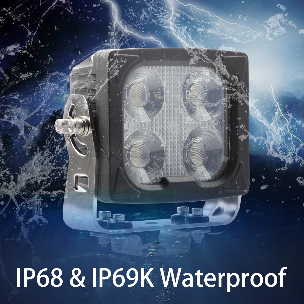 Led Work Light 40 W heating function Waterproof Led work Lamp For Snowplow Agriculture Mining Led Work Light