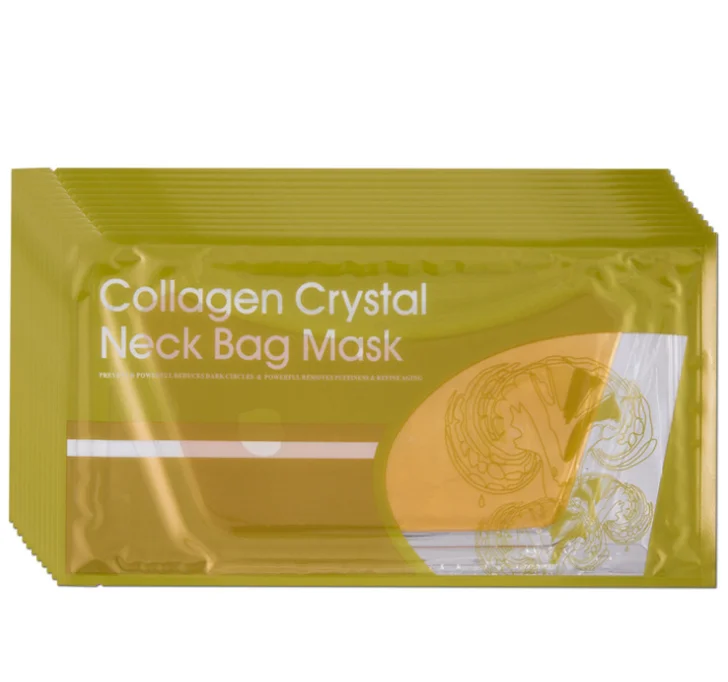 Wholesale Collagen Crystal Neck Sheet Mask for Anti Wrinkle