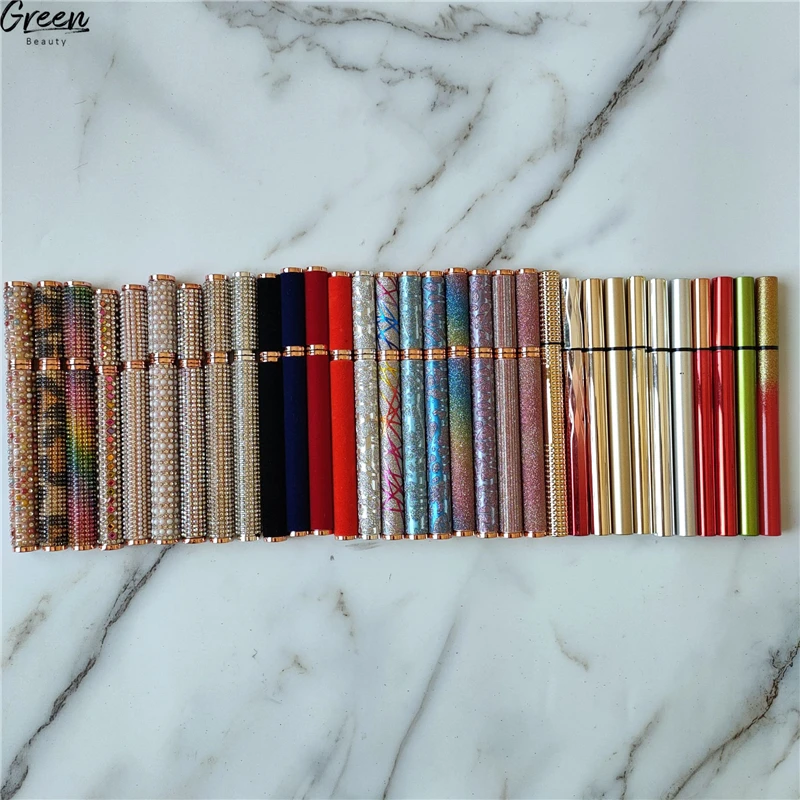 newest private label magic black waterproof liquid rose gold eyeliner lash glue eyelashes pen for strip eyelashes