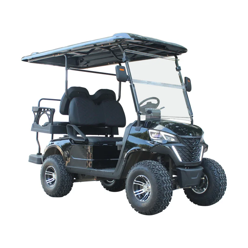 WELIFTRICH stock 2+2 road off tires new off road 2x2 4 seats street legal Electric Golf Cart for sale