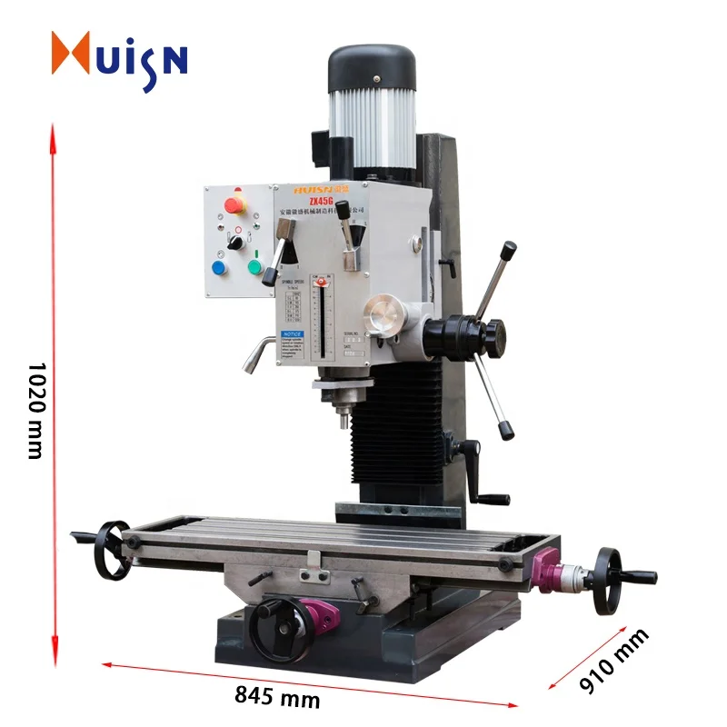 HUISN ZX45G Factory Direct Sell Well Screw Drilling and Milling Machine Mill Drill