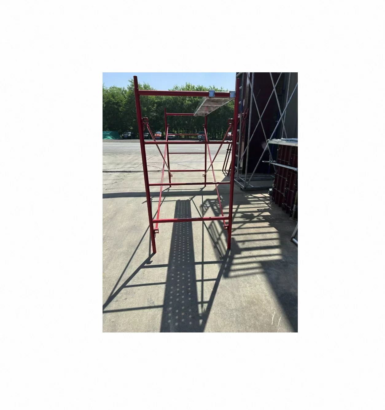 Q235 Construction Steel Mason H Frame Scaffolding Walk Through Building Material with Ladder for Structure Pipe Applications