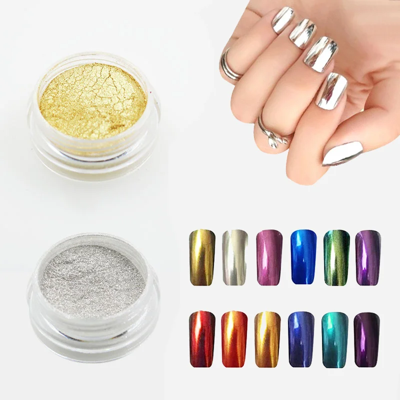 Aurora Pigment Neon Chameleon Bronze Pearl Gold Mica Mirror Effect Powder