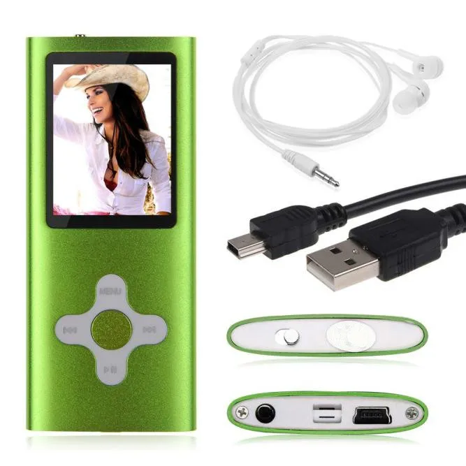 
2018 hot selling fashion new 16GB Slim Digital MP3 MP4 Player 1.8 