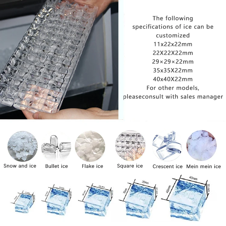 Small 15kg Buy Cube Freezer Industriel Nugget Opal 20kg Portable Machine Ice Maker