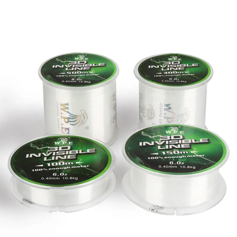 Нейлоновая нить 100 м/150 м/300 м/500 м 0,23 мм-0,60 мм сильный леска 3,8 кг-22 кг Карп Плетеная Леска рыболовная леска японский материал