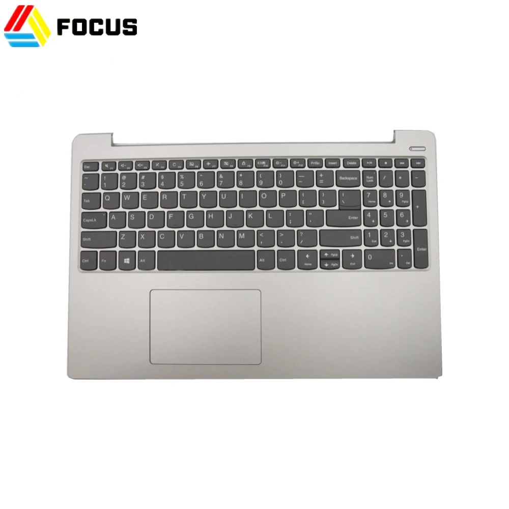Original New Laptop Keyboard Palmrest with Touchpad Silver for Lenovo Ideapad 330S-15 Upper Case Assembly 5CB0R07203