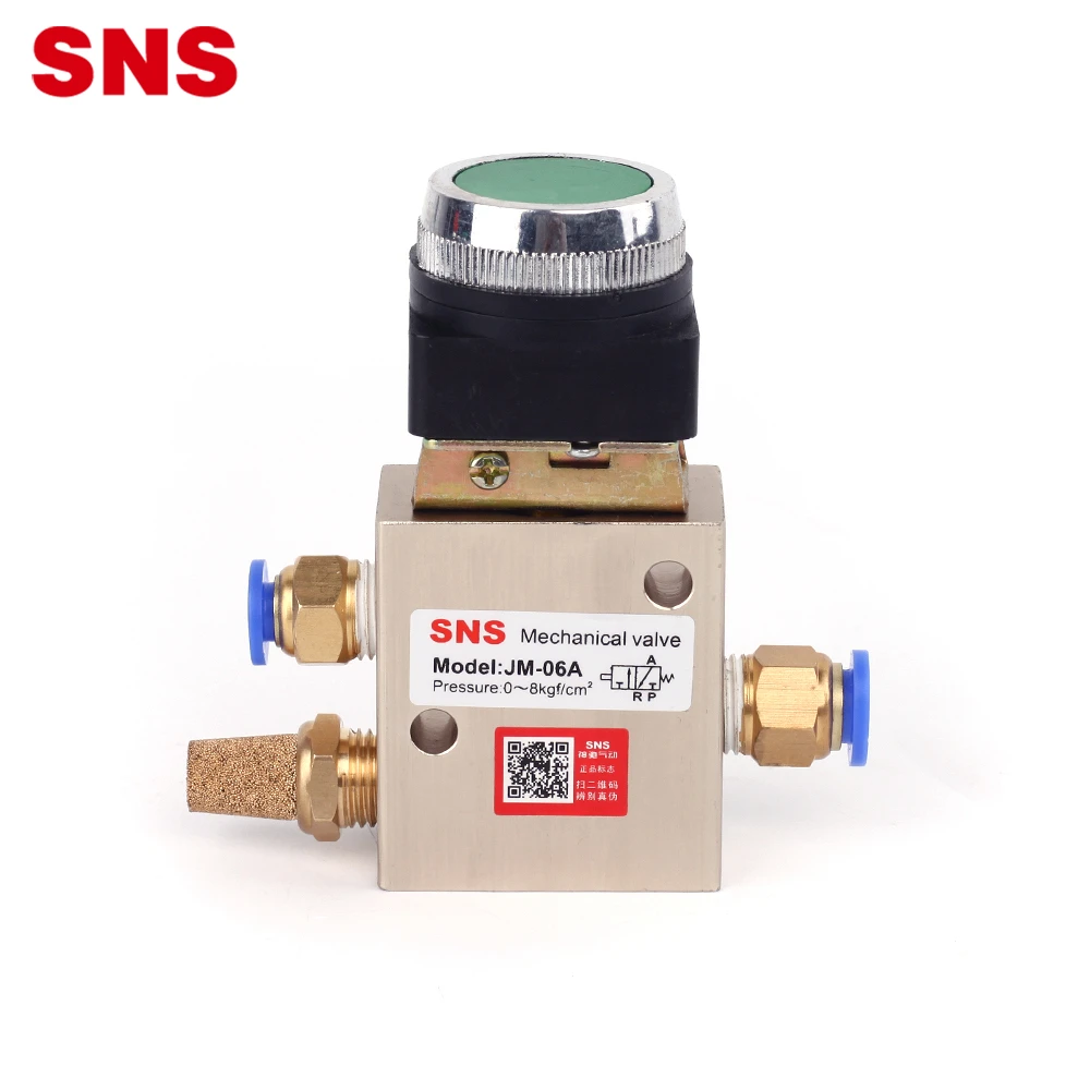 SNS JM series  High quality air pneumatic hand switch control mechanical valves