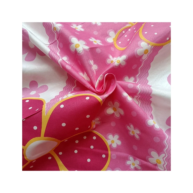 
Attractive price new type china print wrinkle polyester fabric 