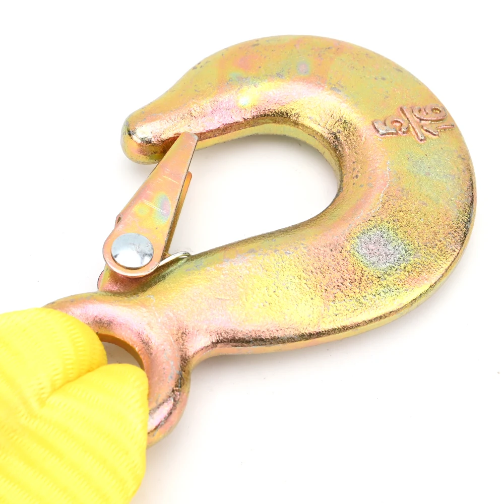2 inch BS 5000KG  Tow Dolly Straps Tow Rope With Hooks For Truck