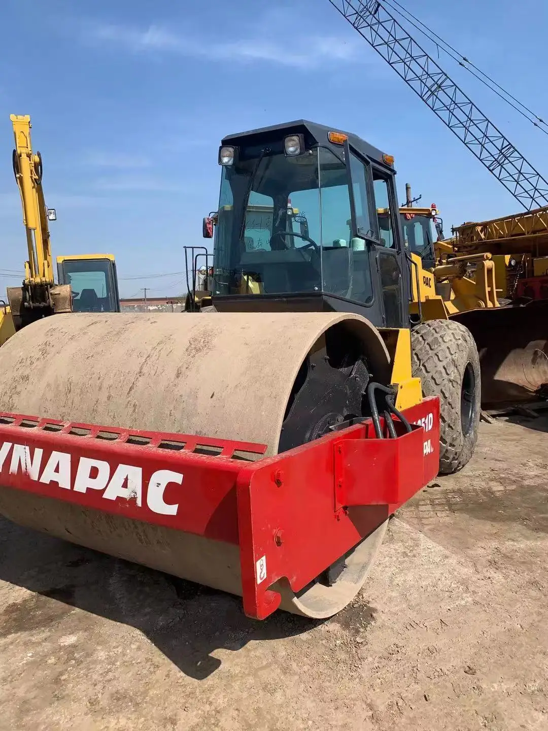 Used dynapac 8ton 10ton road roller copactor CA251d Used vibrating massage roller