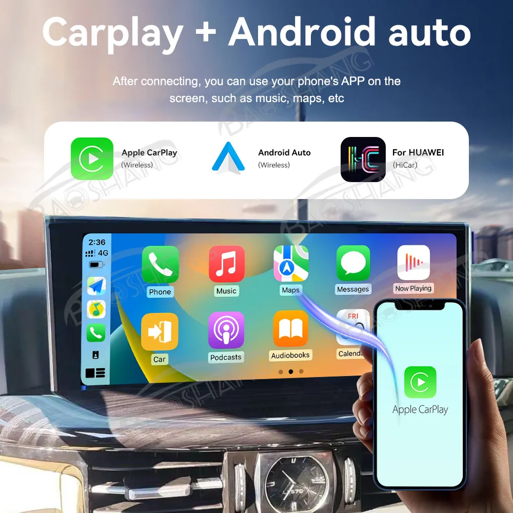 10 25 дюймов Carplay для Lexus LX570 2008-2022 автомобильный GPS-навигатор мультимедийный видеоплеер второй пилот пассажирский дисплей головное устройство
