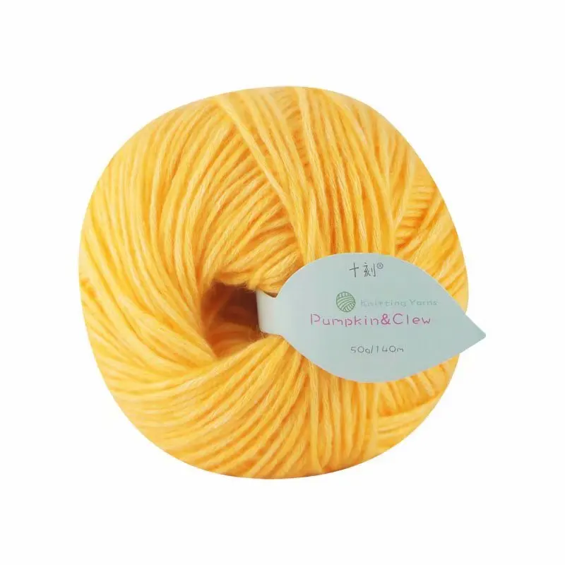 Новинка Осень-зима 2020 модная мягкая пряжа из смеси хлопка и шерсти для ручной вязки шапка и шарф