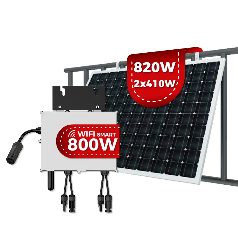 Balkonkraftwerk Solar Energy Panels Mounting System 600w 800w Balcony On Grid Solar Generator Power Plant Photovoltaic System