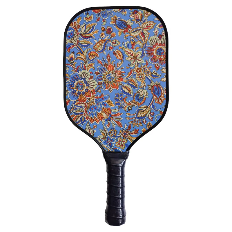 USAPA Customizable Pickleball Racket High Rebound Glass Fiber with UV True Color Print PP Honeycomb Core Made Quality Rubber