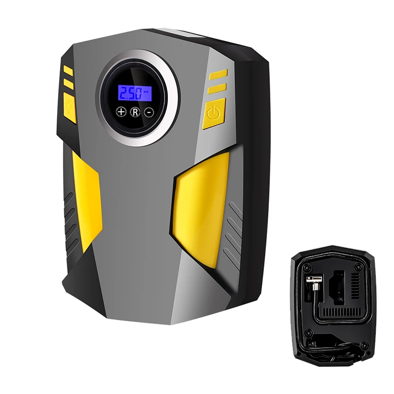 Digital Automatic Stop Tire Inflator Gauge DC12V Car Tyre Pump Air Compressor for Car Football Bike Motorcycles