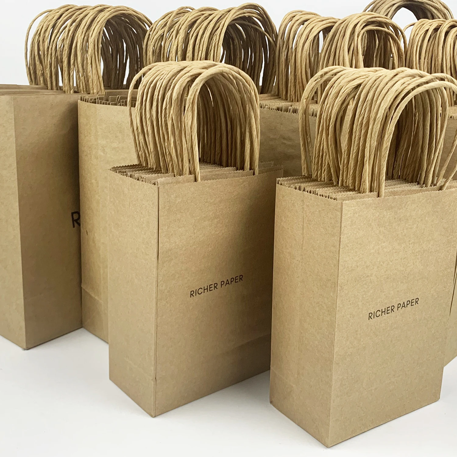 Custom Logo Printed Recycled Biodegradable Brown Kraft Sandwich Hot Dog Fast Food Breads Paper Packaging Bags