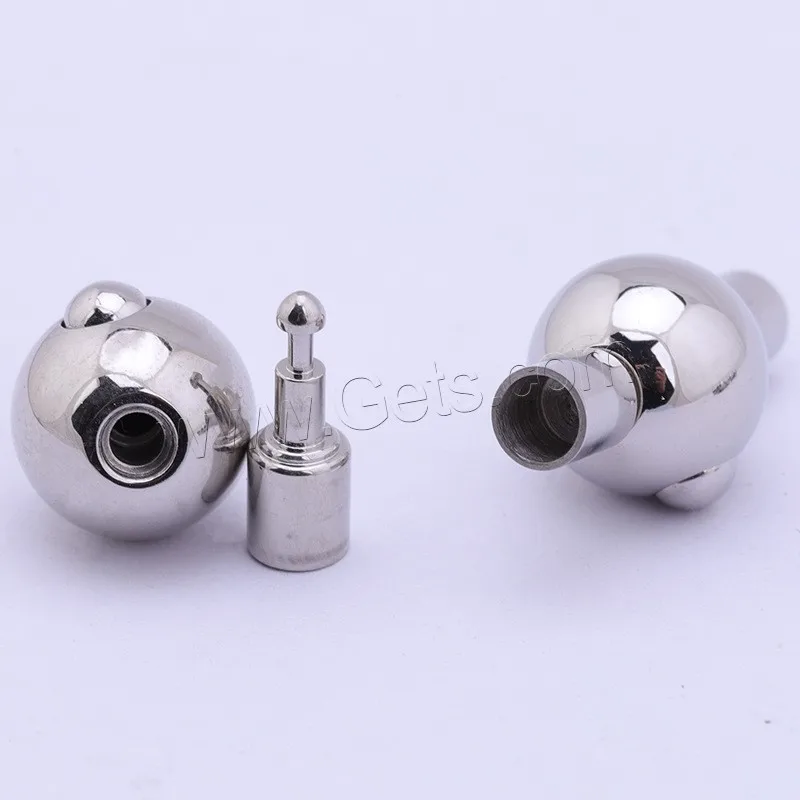 DIY Original Color 316 Stainless Steel Box Clasp for Jewelry Making Different Size for Choice 1607413