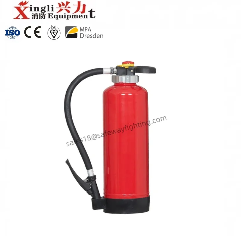 Customized Logo Dry powder/Foam/Water Stainless Steel Fire Extinguisher St12 6KG italy fire extinguisher