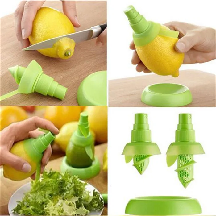 Lemon Juice Manual Squeezer Fruit Sprayer Kitchen Creative Citrus Lime Food Fruit Mister Spritzer