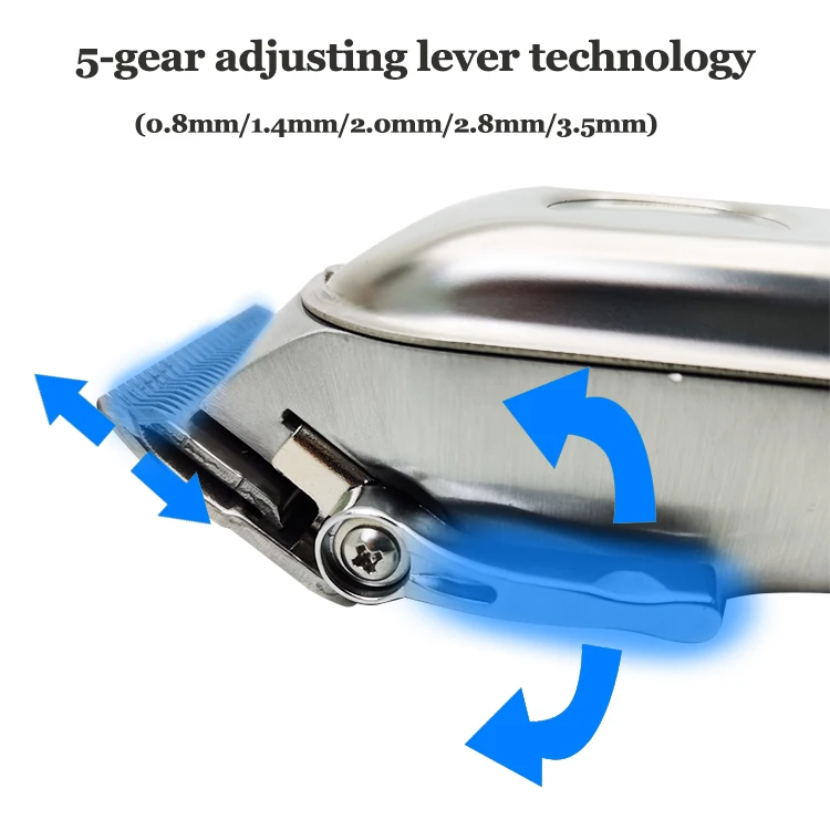 High Quality Display Cordless Hair Trimmer Professional Barber Rechargeable Hair Clipper Cut Machine Electric Hair Clippers