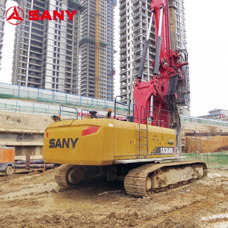 SANY SR305S Drilling Rig 40m rock Piling driver Rig rotary hammer mine hydraulic drilling rig