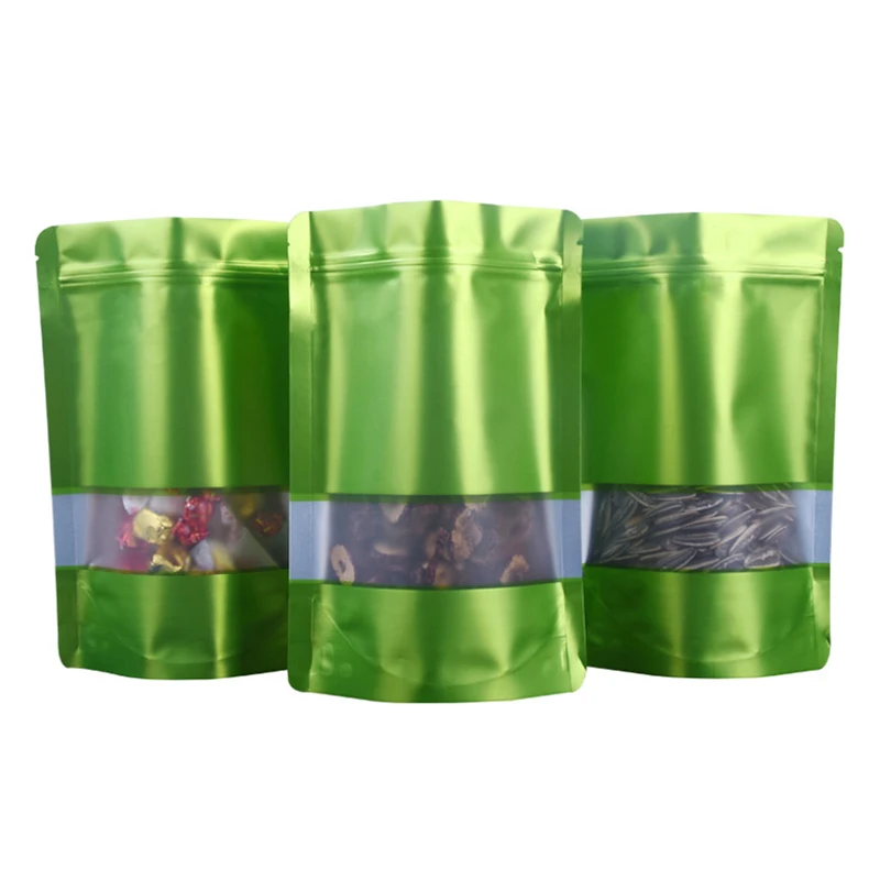 Aluminum Foil Clear Smell Proof Bags Zip Lock Reseal Package Bag