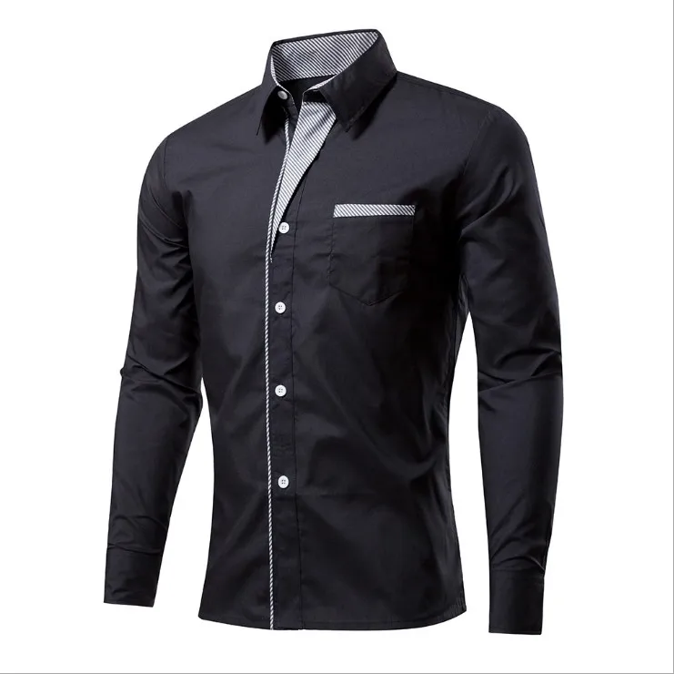 
Factory price wholesale men shirt fabric dress designs made in China 