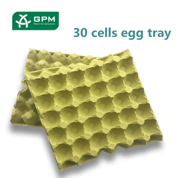 Universial Size Biodegradable Pulp Egg Tray 30 For Organic Eggs