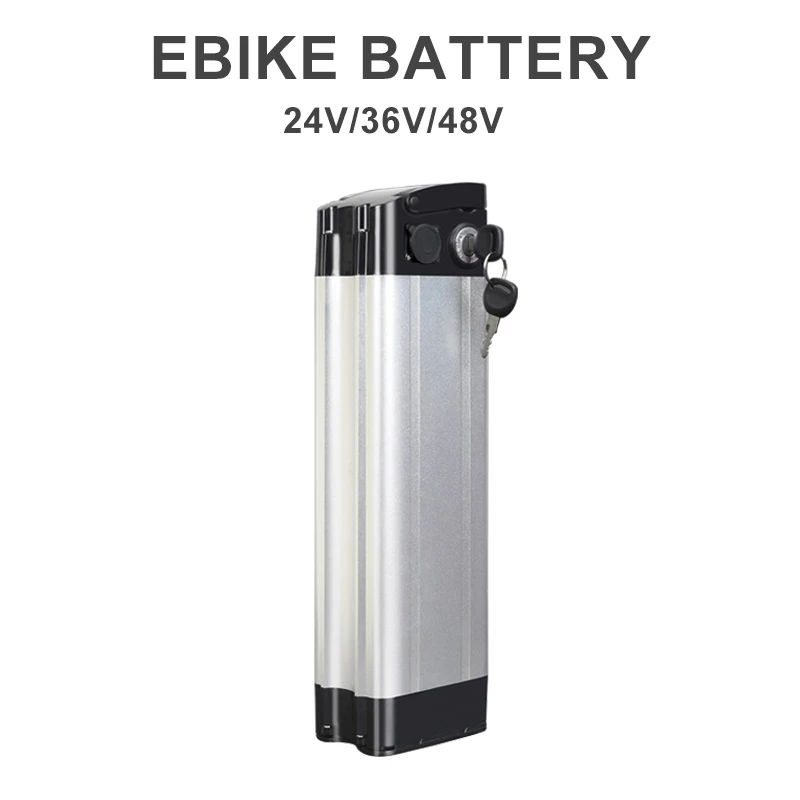 Rechargeable Lithium Silver Fish lithium ion Batteries 24V 8Ah 11Ah 14Ah 15Ah Electric Bicycle 24V E Bike Battery Pack