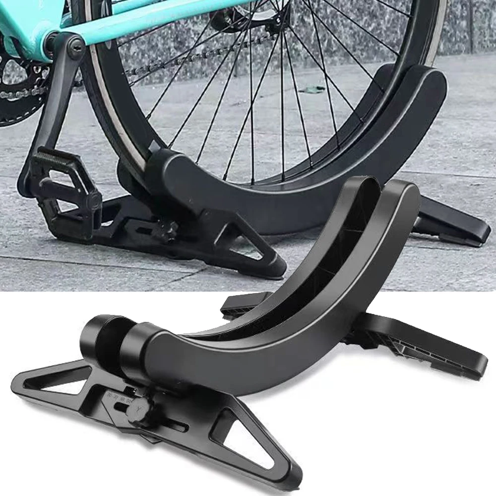 Bicycle MTB Floor Stand Anti-Slip Universal Bike Parking Racks Adjustable Widely Adaptable for Road Mountain Bike Accessories