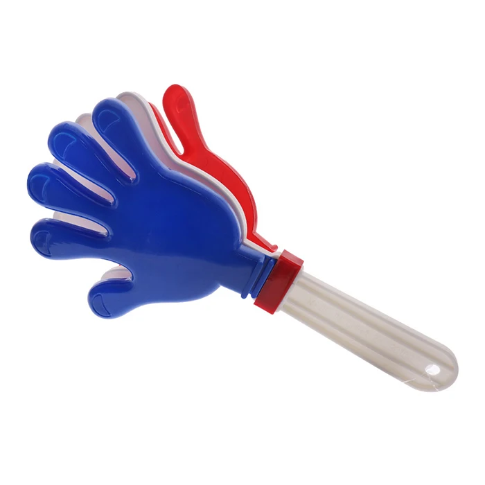 Hot Selling Custom Football Fans Hand Cheering Clap PP Plastic Noise Maker