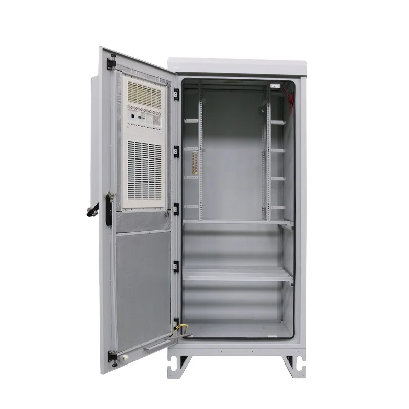 Outdoor waterproof power equipment rack housing telecommunications network cabinet