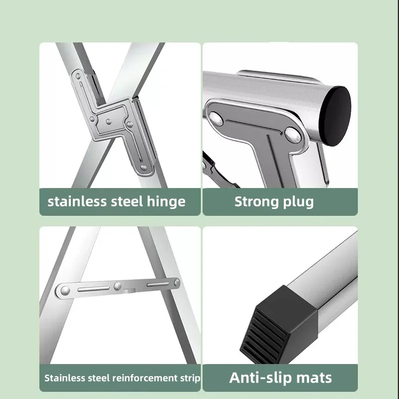 Large-capacity clothes drying rack, multifunctional stainless steel floor-standing quilt drying shoe rack drying rack